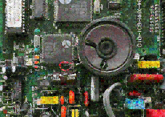 Image of the artwork Zen City002 - Pixel Montage by Kenji Ichikawa