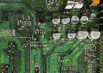 Image of the artwork Zen City004 - Pixel Montage by Kenji Ichikawa