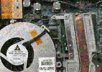 Image of the artwork Zen City007 - Pixel Montage by Kenji Ichikawa