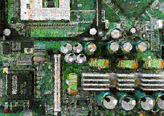 Image of the artwork Zen City010 - Pixel Montage by Kenji Ichikawa