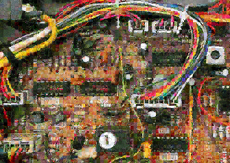 Image of the artwork Zen City012 - Pixel Montage by Kenji Ichikawa