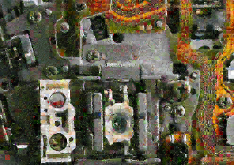 Image of the artwork Zen City014 - Pixel Montage by Kenji Ichikawa