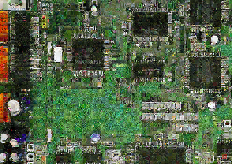 Image of the artwork Zen City018 - Pixel Montage by Kenji Ichikawa