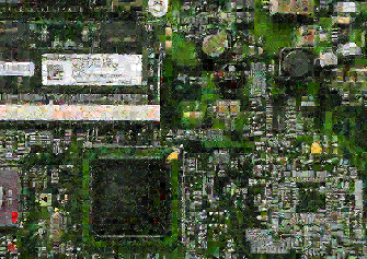 Image of the artwork Zen City020 - Pixel Montage by Kenji Ichikawa