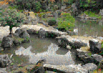 Image of the artwork Zen City003 - Pixel Montage by Kenji Ichikawa