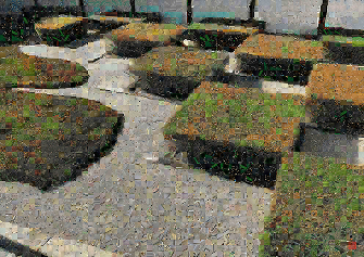 Image of the artwork Zen City009 - Pixel Montage by Kenji Ichikawa