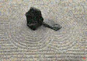 Image of the artwork Zen City011 - Pixel Montage by Kenji Ichikawa