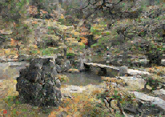 Image of the artwork Zen City012 - Pixel Montage by Kenji Ichikawa