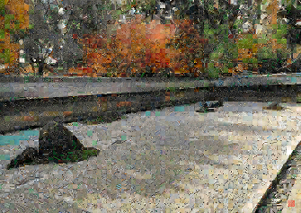 Image of the artwork Zen City013 - Pixel Montage by Kenji Ichikawa