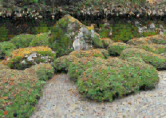 Image of the artwork Zen City020 - Pixel Montage by Kenji Ichikawa