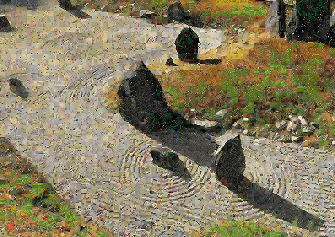 Image of the artwork Zen City033 - Pixel Montage by Kenji Ichikawa