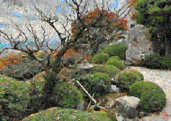 Image of the artwork Zen City038 - Pixel Montage by Kenji Ichikawa