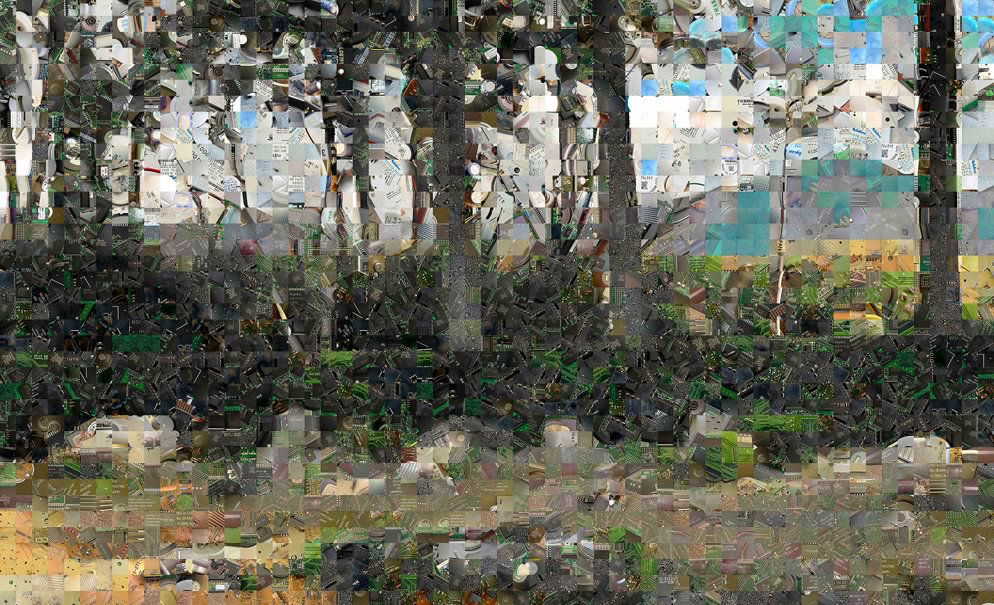 Artwork from Kenji Ichikawa's ZenCity series, exploring urban serenity through digital abstraction